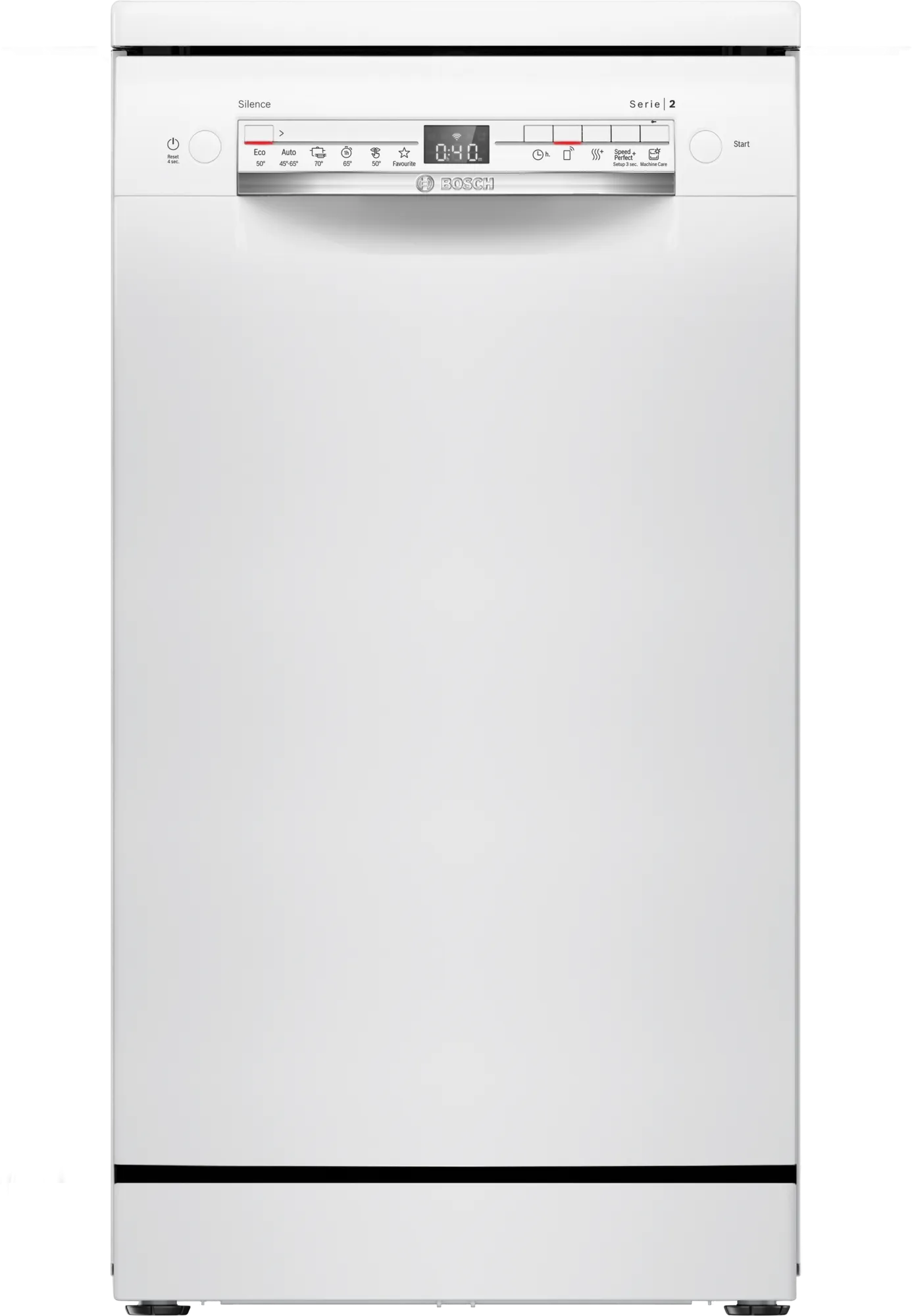 Bosch SPS4HMW49E Serie 4, Lavavajillas de libre instalación, 45 cm, Blanco