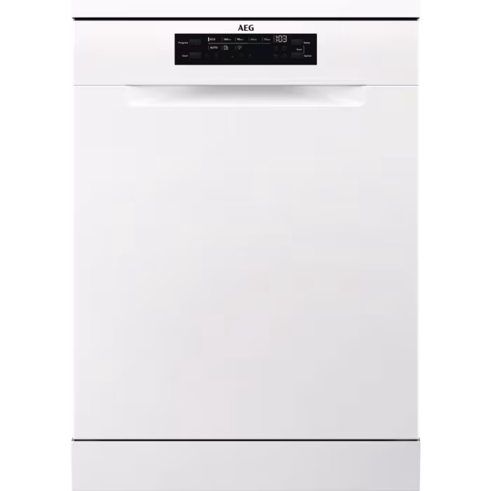 AEG FFB74907ZW LAVAVAJILLAS BLANCO 60CM 3ª BANDEJA 14 SERVICIOS 44dB C MaxiSpace STOCK