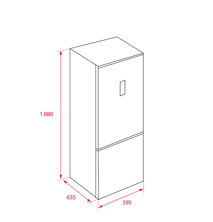 TEKA NFL 342 C COMBI BLANCO NO FROST 188X59.5CM E EASY Control electrónico - 7