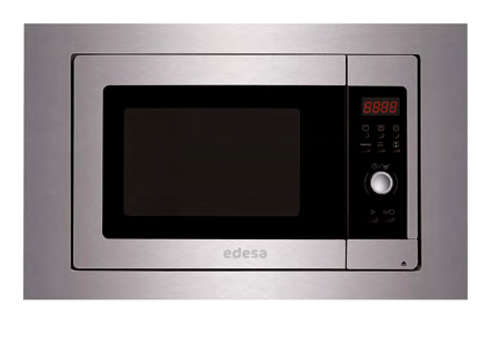 EDESA EMW-2020-I X MICROONDAS CRISTAL INOX SIN Grill 20L