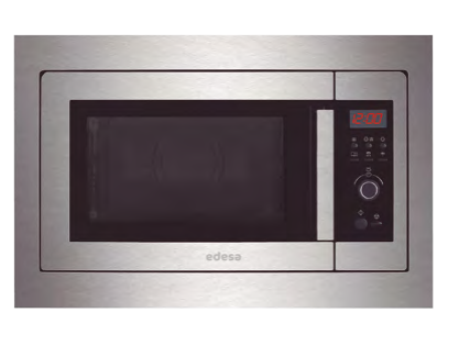 EDESA EMW-2020-IG X MICROONDAS CRISTAL INOX Grill 20L