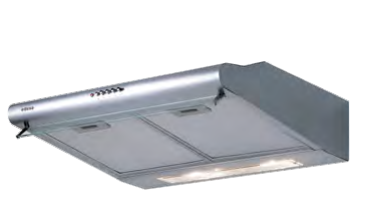 EDESA ECS-6213 X CAMPANA CONVENCIONAL CRISTAL INOX 60CM 300M3/H D Mandos Mecanicos