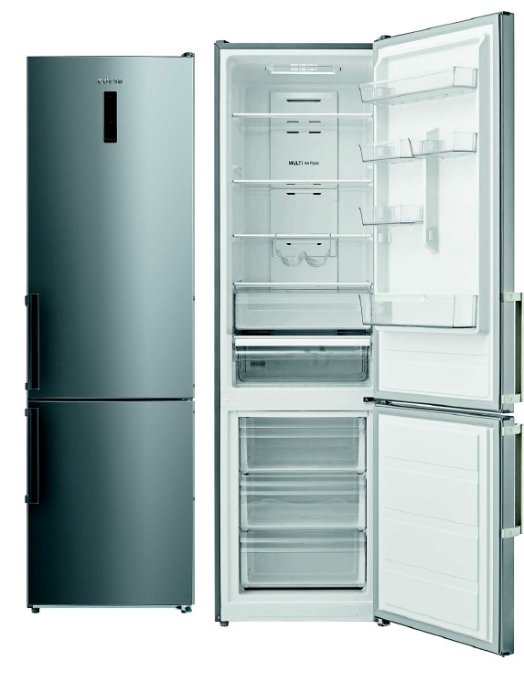 EDESA EFC-2032 NF EX/A COMBI INOX NO FROST 201X59.5CM E lluminación LED