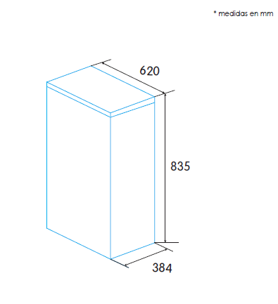 EDESA EZH-0611 CONGELADOR HORIZONTAL DEFROST 38.4X83.5CM E Alarma integrada - 2