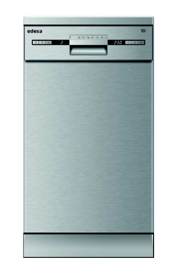EDESA EDW-4710 X LAVAVAJILLAS INOX 45cm 10 SERVICIOS 49dB E Express 90