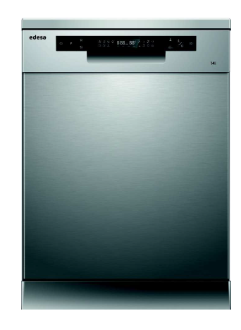 EDESA EDW-6242 X LAVAVAJILLAS INOX 60CM 3ª BANDEJA 14 SERVICIOS 47dB C Express 90