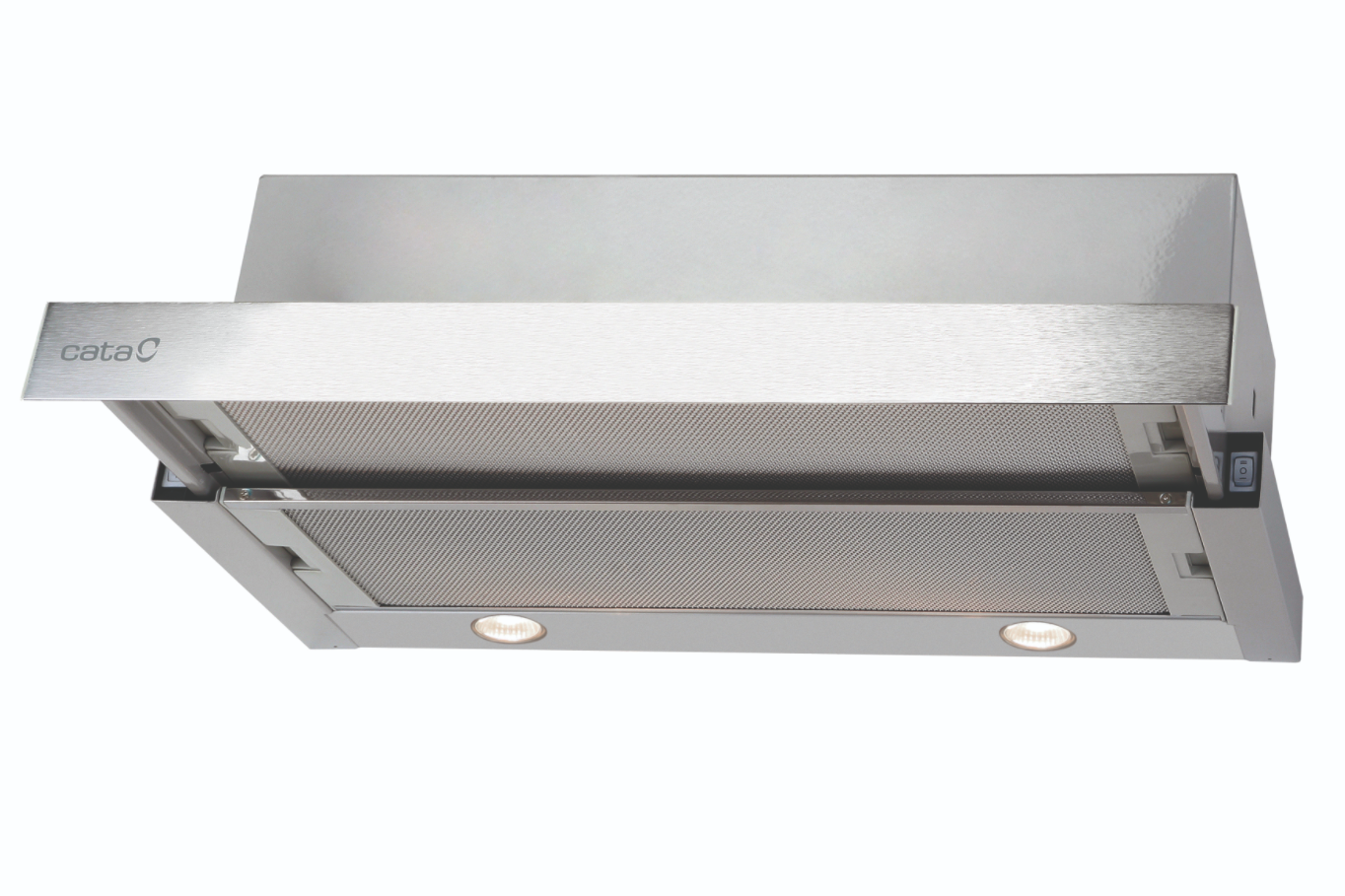 CATA TF 2003 DURALUM 600 CAMPANA TELESCOPICA INOX 60CM 390M3/H C Control Mecanico