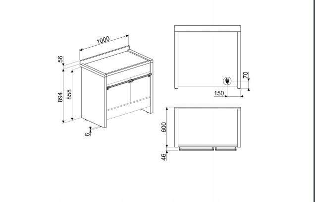SMEG A2PYID-81 COCINA INOX INDUCCION 5 ZONAS 100X60CM A CLASICA Pirolisis - 2
