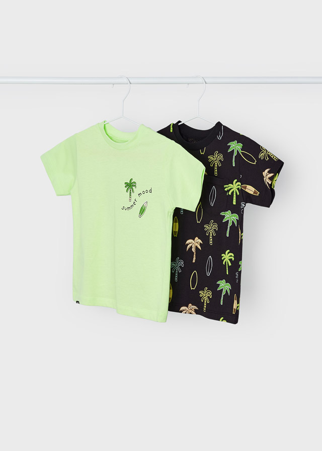 MAYORAL Set camisetas m/c print lis niño