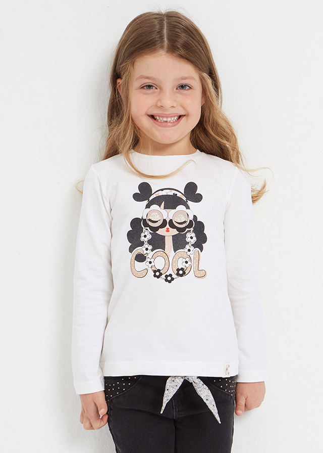MAYORAL Camiseta m/l muñeca niña