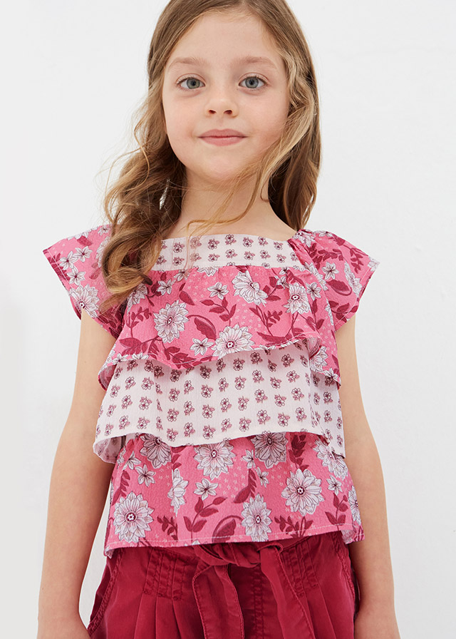 MAYORAL Bluson estampado combinado niña