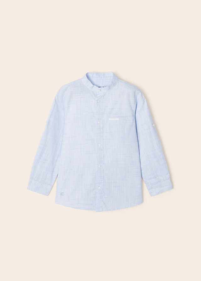MAYORAL Camisa m/l c mao rayas niño