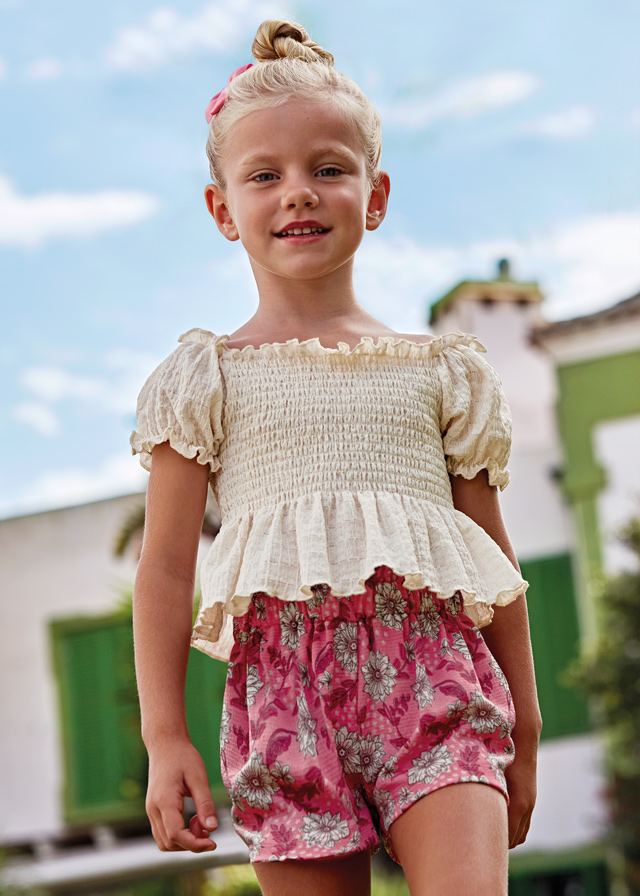 MAYORAL Conj short top gomitas niña