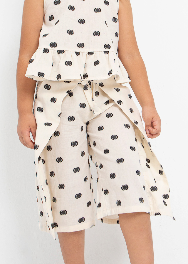 MAYORAL Pantalon cropped topos niña