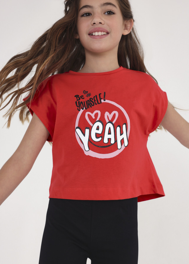 MAYORAL Camiseta m/c nudo espalda niña