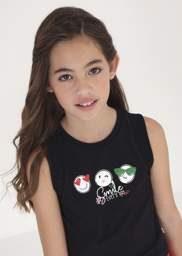 MAYORAL Camiseta tirantes grafica niña