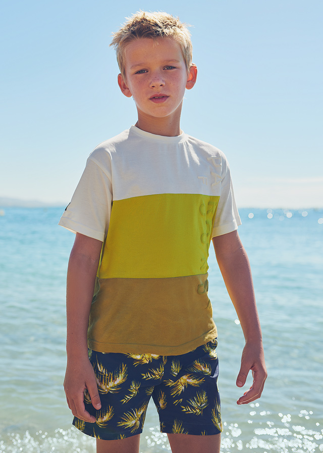 MAYORAL Camiseta m/c blocking niño