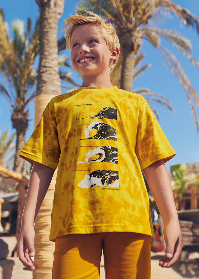 MAYORAL Camiseta m/c tie dye niño