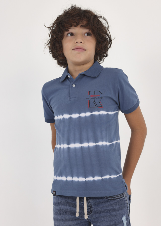 MAYORAL Polo m/c tie dye niño