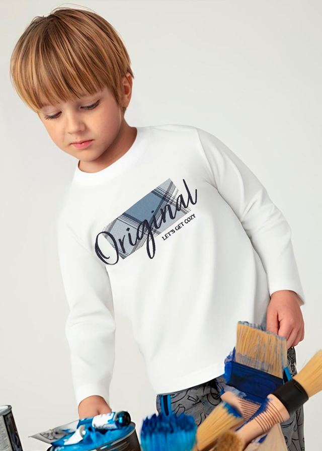 MAYORAL Camiseta m/l aplique