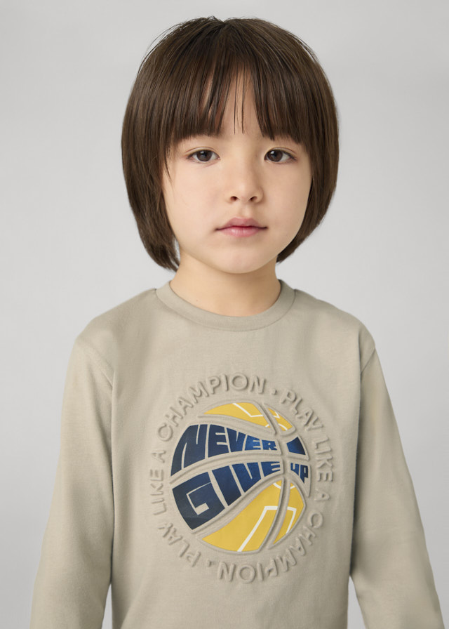 MAYORAL Camiseta m/l embossed