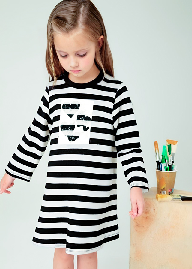 MAYORAL Vestido rayas