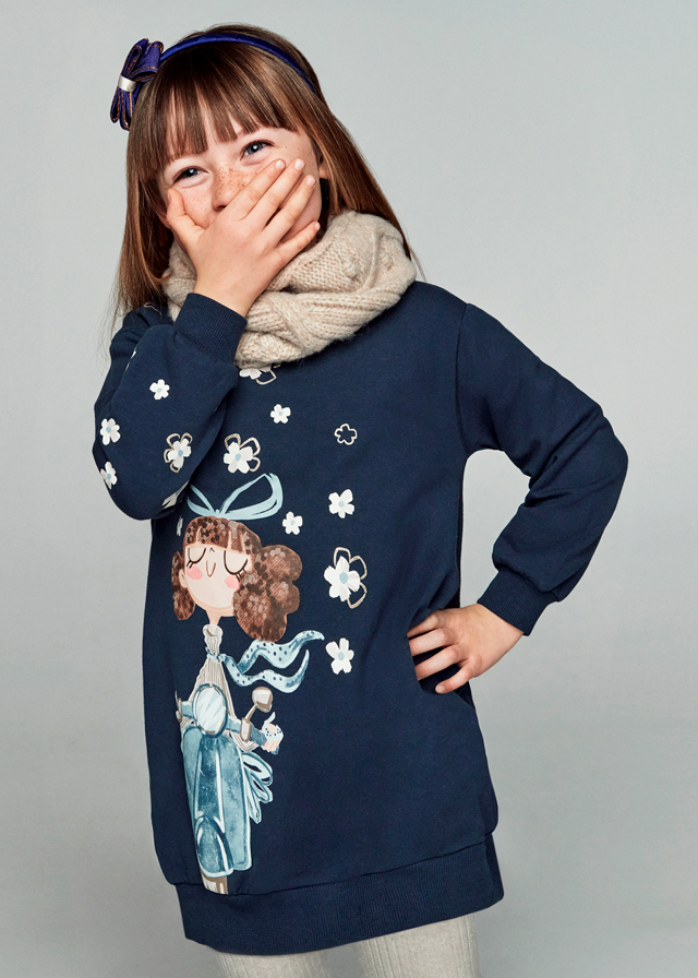 MAYORAL Vestido serigrafia