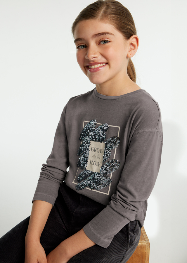 MAYORAL Camiseta m/l tinte en prenda