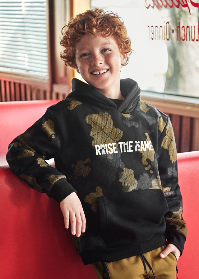 MAYORAL Pullover estampado combinado