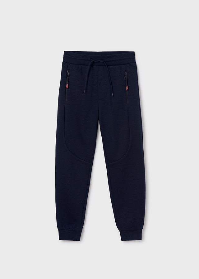 MAYORAL Pantalón felpa cremalleras