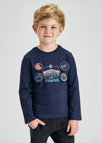 MAYORAL camiseta m/l  play with mini niño