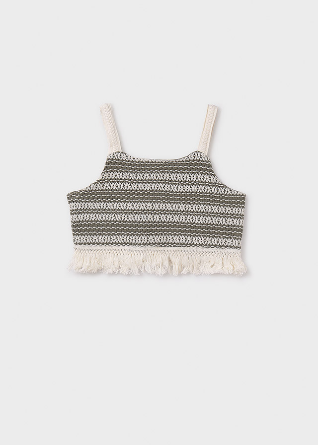 MAYORAL top crochet niña