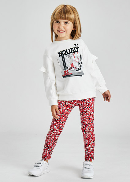 MAYORAL conj. leggings estampado mini niña
