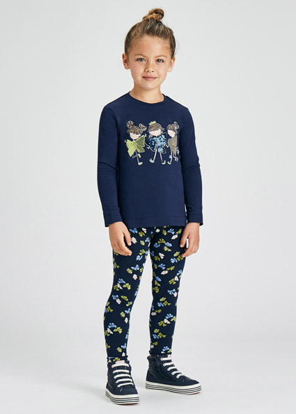 MAYORAL conj. leggings estampado mini niña