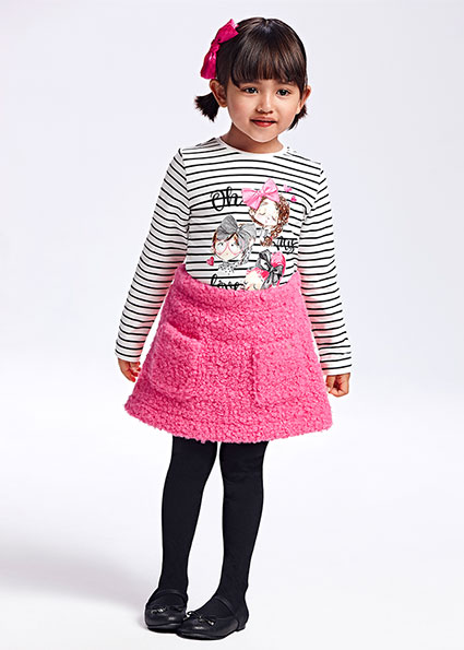 MAYORAL conj. falda rizo mini niña