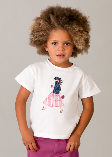 MAYORAL camiseta manga corta mini niña