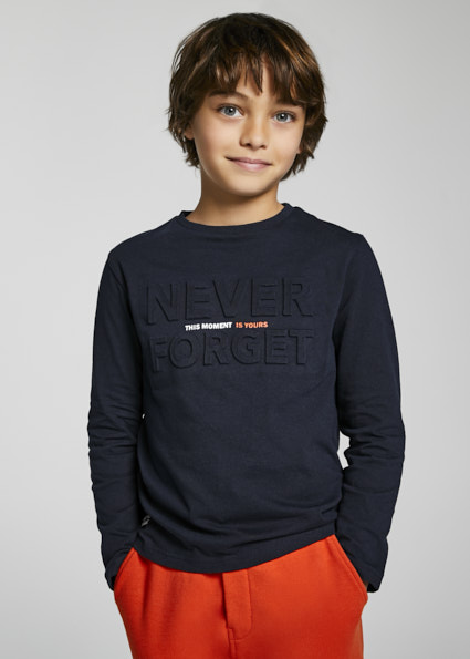 MAYORAL camiseta m/l embossed junior niño