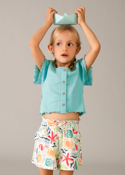 MAYORAL pantalón corto mini niña