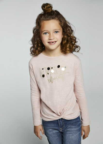 MAYORAL camiseta m/l blotch junior niña