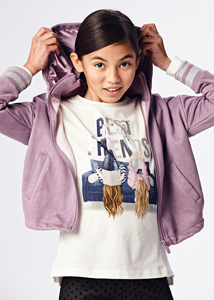 MAYORAL camiseta m/l grafica junior niña