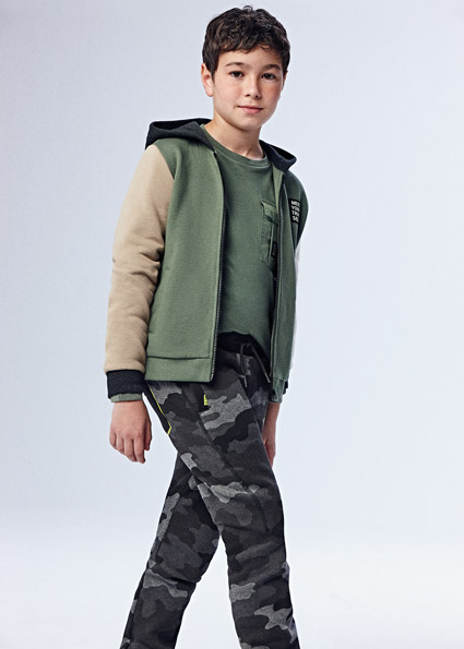 MAYORAL pantalon felpa camuflaje junior niño