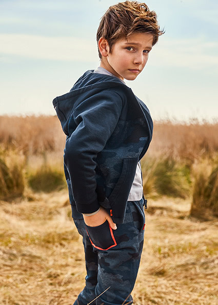 MAYORAL pantalon felpa camuflaje junior niño