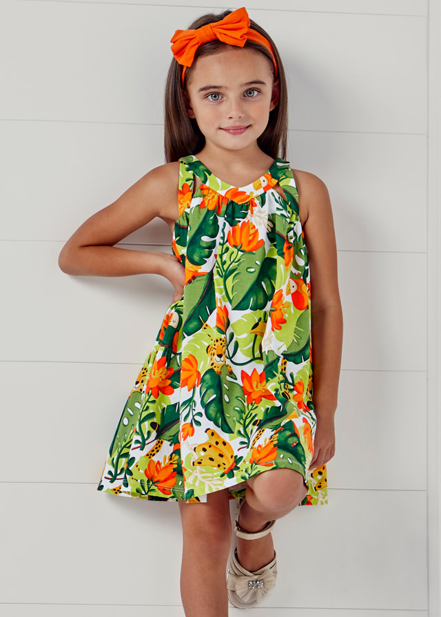 MAYORAL Vestido estampado niña