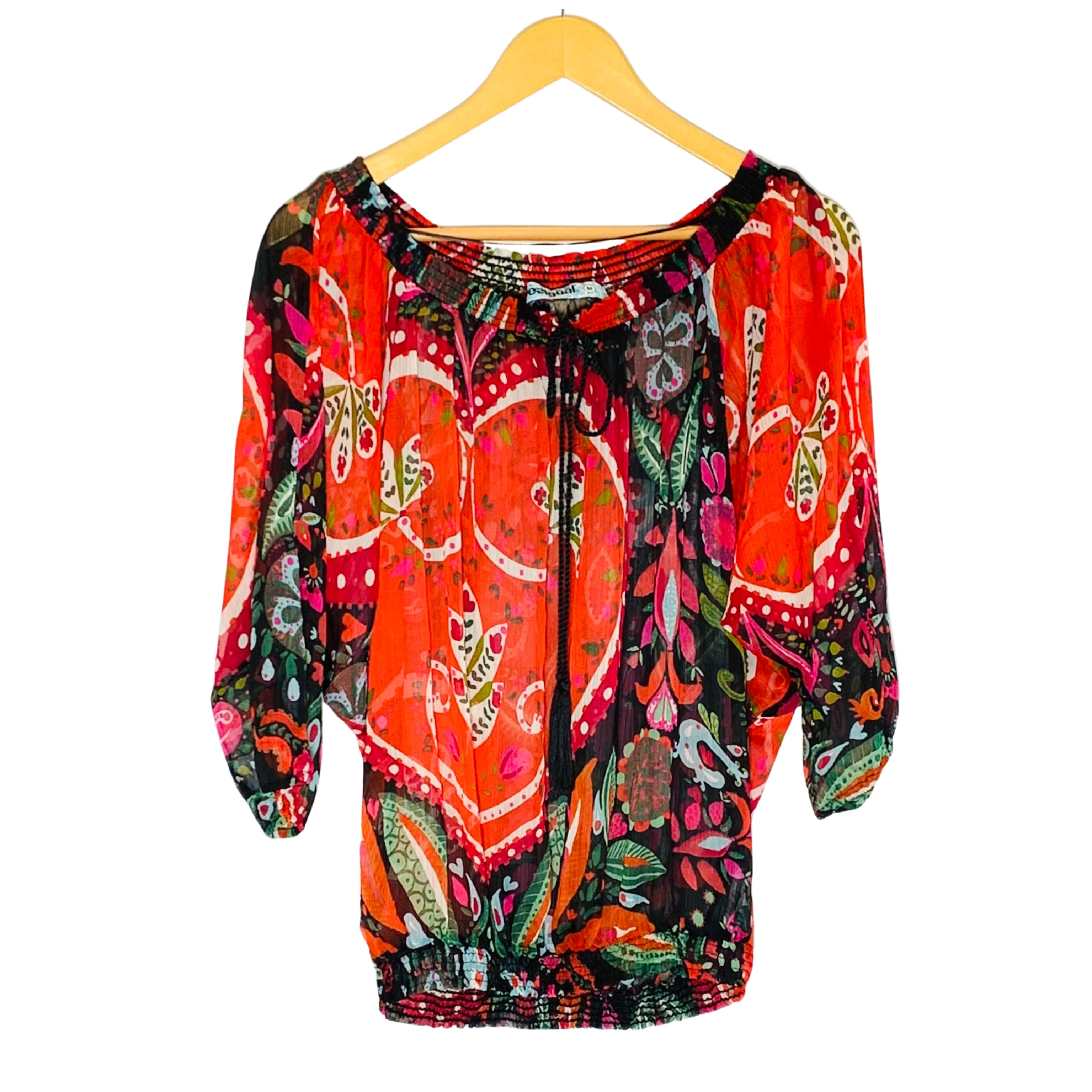 Brusa Desigual, estampada