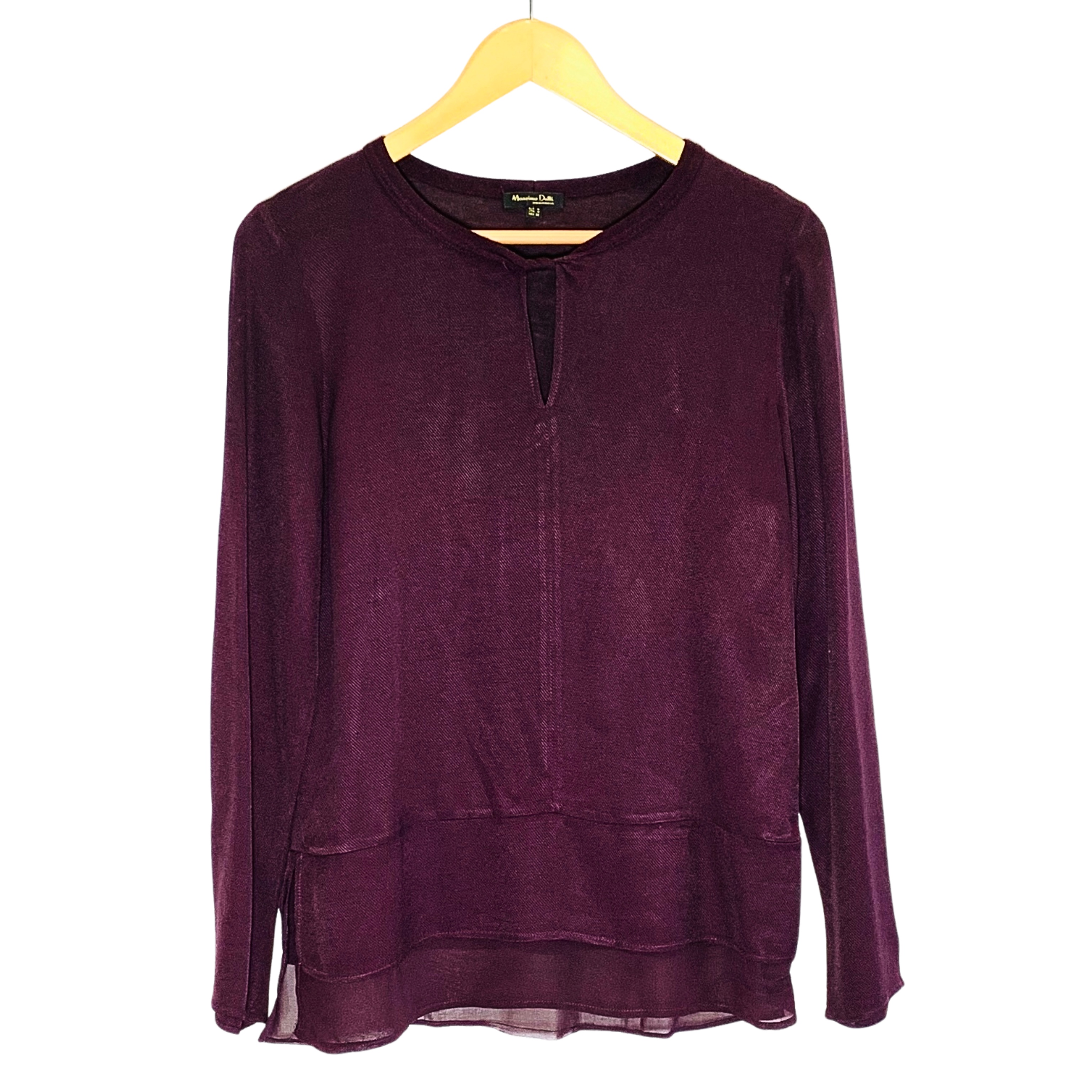 Blusa Massimo Dutti, morada