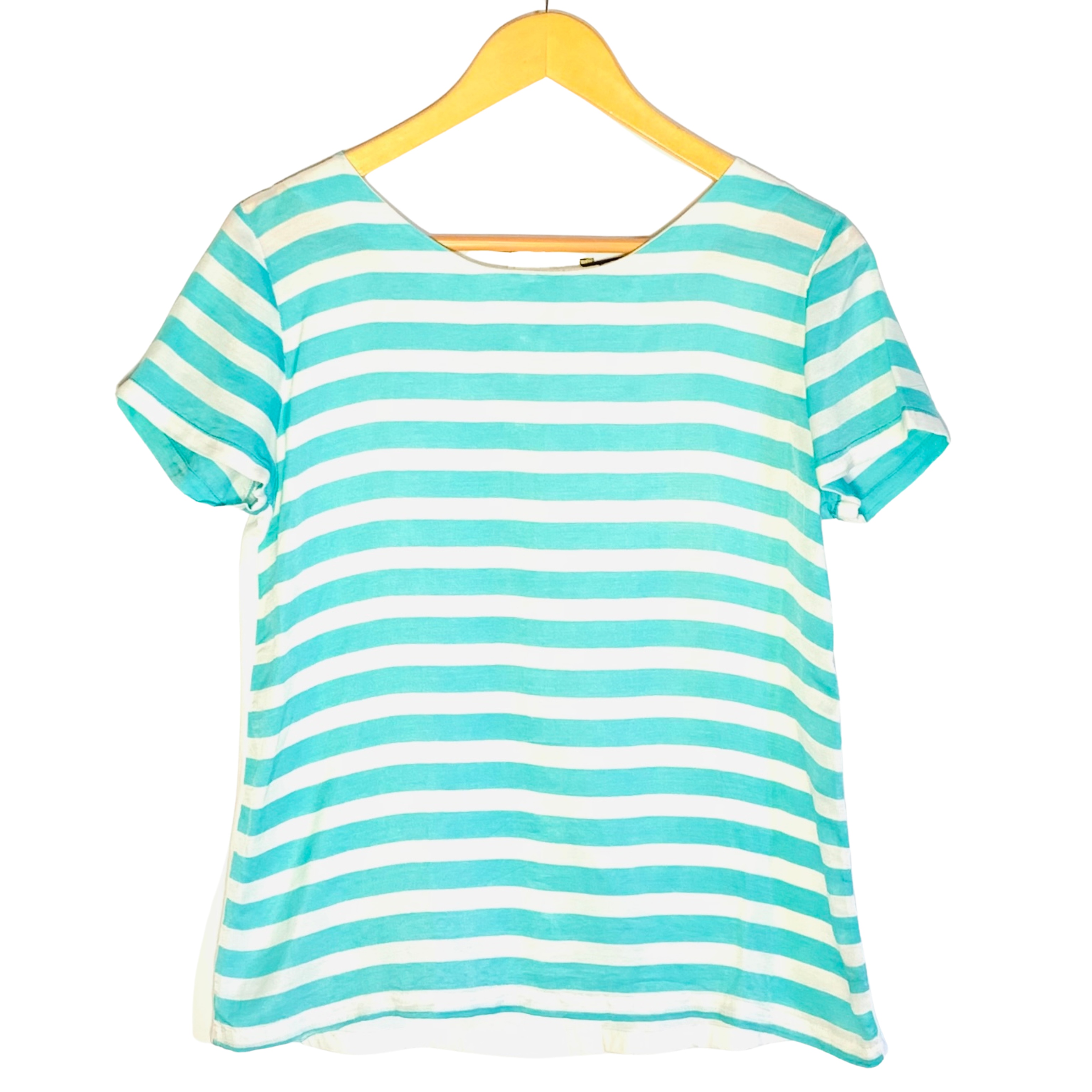 Blusa Massimo Dutti de rayas en verde