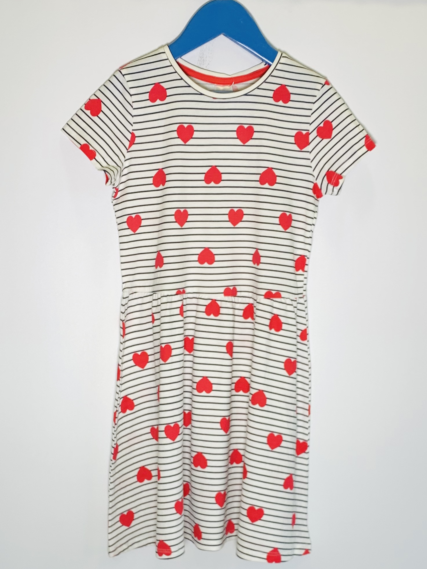 Vestit C&A, blanc de ratlles i cors