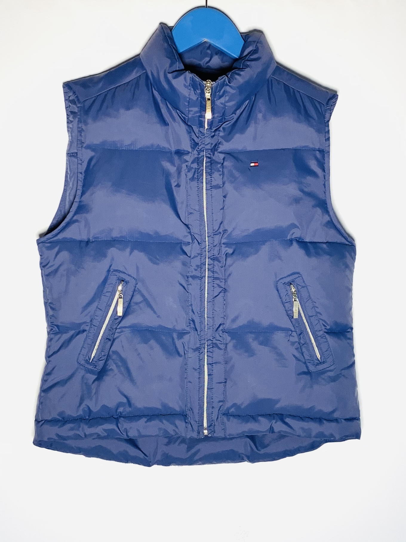Armilla Tommy Hilfiger blava, embuatat