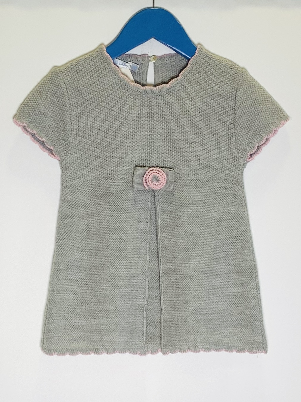 Vestit PCS baby de punt gris