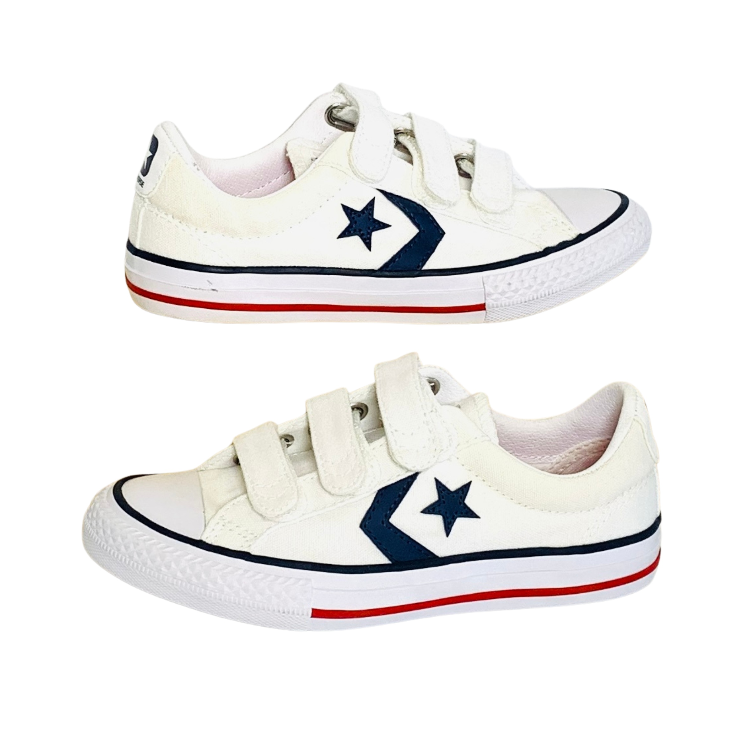 Zapatillas de tela blancas